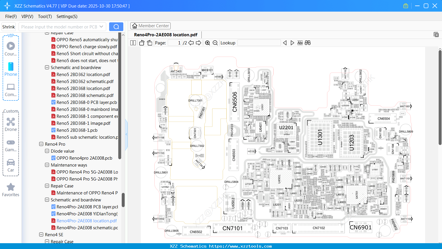 OPPO Reno4Pro-2AE008 Location